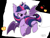 Size: 1720x1300 | Tagged: safe, artist:potetecyu_to, derpibooru import, twilight sparkle, twilight sparkle (alicorn), alicorn, bat pony, bat pony alicorn, pony, bat ponified, biting, cutout, female, mare, nom, race swap, solo, species swap, tail bite, twibat