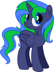 Size: 3510x4707 | Tagged: safe, artist:cyanlightning, derpibooru import, oc, oc only, oc:star gazer, alicorn, pony, .svg available, 2019 community collab, absurd resolution, alicorn oc, chest fluff, derpibooru community collaboration, ear fluff, female, folded wings, mare, simple background, solo, transparent background, vector, wings