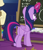 Size: 280x325 | Tagged: safe, derpibooru import, screencap, twilight sparkle, twilight sparkle (alicorn), alicorn, pony, best gift ever, chalkboard, cropped, female, mare, plot, solo