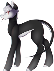 Size: 2362x3132 | Tagged: safe, artist:mauuwde, derpibooru import, oc, oc:miss plague, earth pony, pony, female, mare, simple background, solo, transparent background