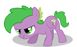 Size: 1280x784 | Tagged: safe, derpibooru import, spike, pegasus, pony, angry, ponified, ponified spike, scrunchy face, species swap, vector