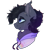 Size: 1024x1024 | Tagged: safe, artist:_spacemonkeyz_, derpibooru import, oc, oc:moon tear, bat pony, pony, bust, clothes, crying, hoodie, male, portrait, simple background, solo, stallion, transparent background