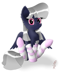 Size: 1500x1800 | Tagged: safe, artist:bloody-roger, derpibooru import, oc, oc:sealed seal, pegasus, pony, clothes, female, mare, simple background, socks, solo, striped socks, transparent background