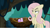 Size: 1248x702 | Tagged: safe, derpibooru import, screencap, mean fluttershy, bird, pegasus, pony, the mean 6, bird nest, clone, everfree forest, female, flying, grin, lidded eyes, mare, mocking, nest, smiling