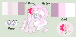 Size: 1599x784 | Tagged: safe, artist:rose-moonlightowo, derpibooru import, oc, oc:candy, pegasus, pony, colored pupils, female, filly, offspring, parent:cheese sandwich, parent:pinkie pie, parents:cheesepie, reference sheet, solo