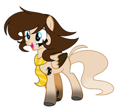 Size: 1968x1768 | Tagged: safe, artist:thesmall-artist, derpibooru import, oc, oc:choco fox, pegasus, pony, clothes, female, mare, scarf, simple background, solo, transparent background, two toned wings