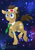 Size: 600x849 | Tagged: safe, artist:mmishee, derpibooru import, doctor whooves, earth pony, pony, 3d glasses, collar, cutie mark, hooves, lineless, male, necktie, smiling, solo, stallion