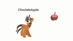 Size: 1280x720 | Tagged: safe, artist:mlpfan23456789, derpibooru import, oc, oc:choclateapple, pony, offspring, parent:applejack, parent:trouble shoes, parents:troublejack, solo