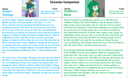 Size: 1280x776 | Tagged: safe, artist:rainbine94, derpibooru import, juniper montage, wallflower blush, better together, equestria girls, forgotten friendship, mirror magic, spoiler:eqg specials, character comparision, comparison, text