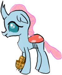 Size: 201x242 | Tagged: safe, artist:horsesplease, derpibooru import, ocellus, changedling, changeling, crossbow, paint tool sai, solo