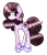 Size: 604x701 | Tagged: safe, artist:chazmazda, derpibooru import, oc, oc only, pony, unicorn, amino, coat markings, commission, cupcake, flat color, food, fullbody, highlight, horn, outline, shade, shading, simple background, solo, transparent background