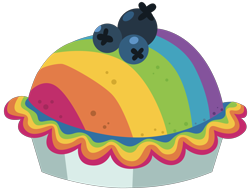 Size: 3413x2612 | Tagged: safe, artist:dragonchaser123, derpibooru import, secrets and pies, blueberry, food, no pony, pie, rainbow blueberry pie, resource, simple background, transparent background, vector
