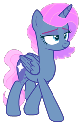 Size: 848x1320 | Tagged: safe, artist:nextgenponyworld, derpibooru import, oc, oc:nebula star, alicorn, pony, female, mare, parents:lunashy, simple background, solo, transparent background