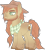 Size: 349x387 | Tagged: safe, artist:sacrafries, derpibooru import, oc, oc only, oc:apple cider, pony, base used, beard, colored pupils, ear fluff, facial hair, fluffy, freckles, hat, magical lesbian spawn, male, neckerchief, offspring, parent:applejack, parent:tree hugger, parents:applehugger, scruffy, simple background, solo, stallion, thick eyebrows, transparent background, unshorn fetlocks