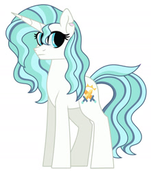 Size: 1600x1818 | Tagged: safe, artist:missmele-madness, derpibooru import, oc, oc:gleaming valor, pony, unicorn, female, mare, offspring, parent:shining armor, parent:vapor trail, parents:shiningvapor, simple background, solo, white background