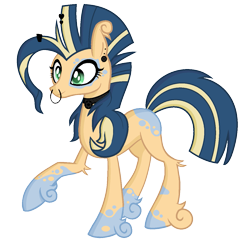 Size: 1251x1229 | Tagged: safe, artist:angelofthewisp, derpibooru import, oc, pony, unicorn, female, mare, nose piercing, nose ring, piercing, punk, simple background, solo, transparent background