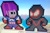 Size: 2048x1367 | Tagged: safe, artist:theanimefanz, derpibooru import, twilight sparkle, equestria girls, captain america, heart, kid arachnid, marvel, miles morales, minecraft, minecraft pixel art, pixel art, screenshots, spider-man