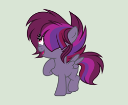 Size: 1152x948 | Tagged: safe, artist:roseloverofpastels, derpibooru import, oc, oc:twisty spark, pegasus, pony, female, filly, magical lesbian spawn, offspring, parent:tempest shadow, parent:twilight sparkle, parents:tempestlight, simple background, solo