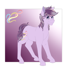 Size: 1906x2019 | Tagged: safe, artist:absolutecactus, derpibooru import, oc, oc only, oc:triple ribbon, commission, crackship adopt, custom adopt, parent:double diamond, parent:sassy saddles, parents:doublesaddles, reference sheet, simple background, solo, transparent background