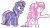 Size: 1067x590 | Tagged: safe, artist:doroshll, derpibooru import, oc, oc only, oc:cherry blossom, oc:starchase, alicorn, pony, unicorn, female, mare, simple background, transparent background