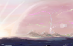 Size: 1920x1200 | Tagged: safe, artist:halflingpony, derpibooru import, crystal empire, dawn, no pony, scenery, sunrise