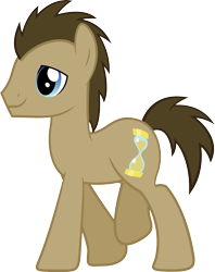 Size: 4545x5748 | Tagged: safe, artist:redpandapony, derpibooru import, doctor whooves, pony, absurd resolution, simple background, solo, transparent background, vector