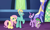 Size: 1057x630 | Tagged: safe, derpibooru import, screencap, fluttershy, spike, twilight sparkle, twilight sparkle (alicorn), zephyr breeze, alicorn, dragon, pegasus, pony, flutter brutter, female, male, stallion, twilight's castle, wings