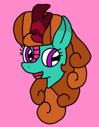 Size: 407x520 | Tagged: safe, artist:徐詩珮, derpibooru import, oc, oc only, oc:miber blaze, kirin, kirin hybrid, magical lesbian spawn, next generation, offspring, parent:autumn blaze, parent:glitter drops, parents:glitterblaze