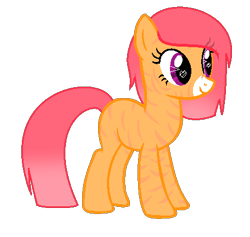 Size: 456x432 | Tagged: safe, artist:xylenneisnotamazing, derpibooru import, oc, oc:stripes, hybrid, zony, female, simple background, solo, transparent background