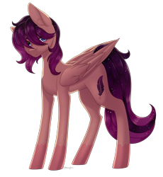 Size: 2209x2405 | Tagged: safe, artist:ohhoneybee, derpibooru import, oc, oc:star shift, pegasus, pony, female, mare, simple background, solo, transparent background