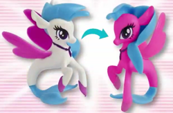 Size: 614x404 | Tagged: safe, derpibooru import, silverstream, seapony (g4), color change, figure, merchandise, official, poland, toy