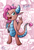 Size: 2550x3750 | Tagged: safe, artist:chiptunebrony, derpibooru import, idw, mina, spike, dragon, friends forever, spoiler:comic, spoiler:comicff14, collage, comic, cute, date, dragoness, female, holding up, minabetes, open mouth, peace sign, signature, smiling