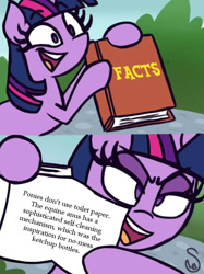 Size: 640x855 | Tagged: safe, artist:quarium edits, derpibooru import, twilight sparkle, pony, unicorn, ed edd n eddy, exploitable meme, female, mare, meme, too much information, twilight's fact book