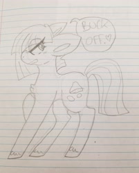 Size: 3024x3757 | Tagged: safe, artist:php115, derpibooru exclusive, derpibooru import, limestone pie, pony, cute, female, limabetes, lined paper, monochrome, solo, subversive kawaii, traditional art, vulgar