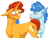 Size: 1784x1365 | Tagged: safe, artist:gr0ttie, derpibooru import, party favor, sunburst, pony, crack shipping, gay, male, partyburst, shipping, simple background, tongue out, transparent background