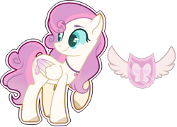 Size: 1492x1072 | Tagged: safe, artist:jxst-alexa, derpibooru import, oc, pegasus, pony, female, magical lesbian spawn, mare, offspring, parent:fluttershy, parent:princess flurry heart, simple background, solo, transparent background