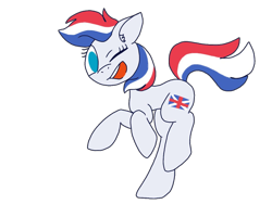 Size: 1024x768 | Tagged: safe, artist:cordeliale, derpibooru import, oc, oc:britannia (uk ponycon), earth pony, pony, ear fluff, female, mare, mascot, solo, uk ponycon