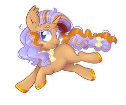 Size: 2400x2000 | Tagged: safe, artist:arxielle, derpibooru import, oc, oc:caramel flower, pony, unicorn, female, mare, simple background, solo, transparent background