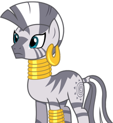 Size: 416x452 | Tagged: safe, artist:oatscene, derpibooru import, zecora, zebra, princess twilight sparkle (episode), simple background, solo, transparent background, vector