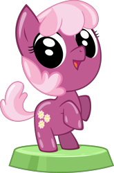 Size: 2239x3400 | Tagged: safe, artist:phucknuckl, derpibooru import, cheerilee, earth pony, pony, my little pocket ponies, cheeribetes, cute, female, ios game, looking at you, mare, pocket ponies, simple background, transparent background