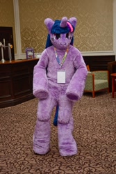 Size: 640x960 | Tagged: safe, derpibooru import, twilight sparkle, fursuit, irl, leicester, photo, uk ponycon