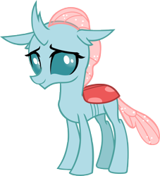 Size: 6998x7704 | Tagged: safe, artist:andoanimalia, derpibooru import, ocellus, changedling, changeling, school daze, absurd resolution, cute, diaocelles, female, shy, simple background, smiling, solo, transparent background