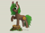 Size: 3520x2624 | Tagged: safe, artist:nacle, derpibooru import, oc, oc:pine shine, pony, grass, smiling, standing, tree, tree stump