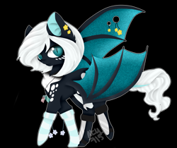 Size: 3311x2785 | Tagged: safe, artist:ether-akari, derpibooru import, oc, oc only, oc:dusk serenade, bat pony, bat pony oc, female, request, solo