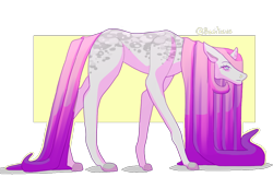 Size: 1022x661 | Tagged: safe, artist:panatee, derpibooru import, oc, oc only, pony, unicorn, female, magical lesbian spawn, mare, offspring, parent:fluttershy, parent:rarity, parents:flarity, simple background, solo, transparent background