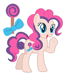 Size: 1000x1100 | Tagged: safe, artist:palerose522, derpibooru import, oc, earth pony, pony, female, magical lesbian spawn, mare, offspring, parent:bon bon, parent:pinkie pie, parents:bonpie, simple background, solo, transparent background