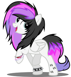 Size: 1977x2147 | Tagged: safe, artist:tsabak, derpibooru import, oc, oc:kara, pegasus, pony, female, mare, simple background, solo, transparent background, vector