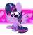 Size: 3800x4032 | Tagged: safe, artist:kittyrosie, derpibooru import, twilight sparkle, twilight sparkle (alicorn), alicorn, pony, clothes, cute, female, heart eyes, mare, socks, solo, striped socks, twiabetes, wingding eyes