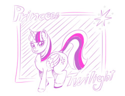 Size: 1024x792 | Tagged: safe, artist:albertbm, derpibooru import, twilight sparkle, twilight sparkle (alicorn), alicorn, pony, colored sketch, female, mare, solo