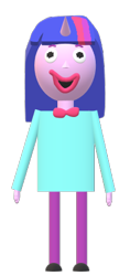 Size: 208x441 | Tagged: safe, artist:logan jones, derpibooru import, twilight sparkle, equestria girls, baldi's basics in education and learning, horned humanization, jesus christ how horrifying, nightmare fuel, paint 3d, simple background, style emulation, stylistic suck, transparent background, what has science done